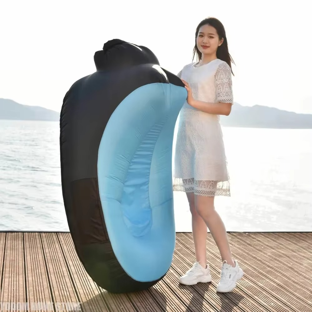 New Multi-Purpose Inflatable Sofa Chair - Waterproof Outdoor Beach Bed for Swimming Pool, Picnic & Lunch Break Relaxation
