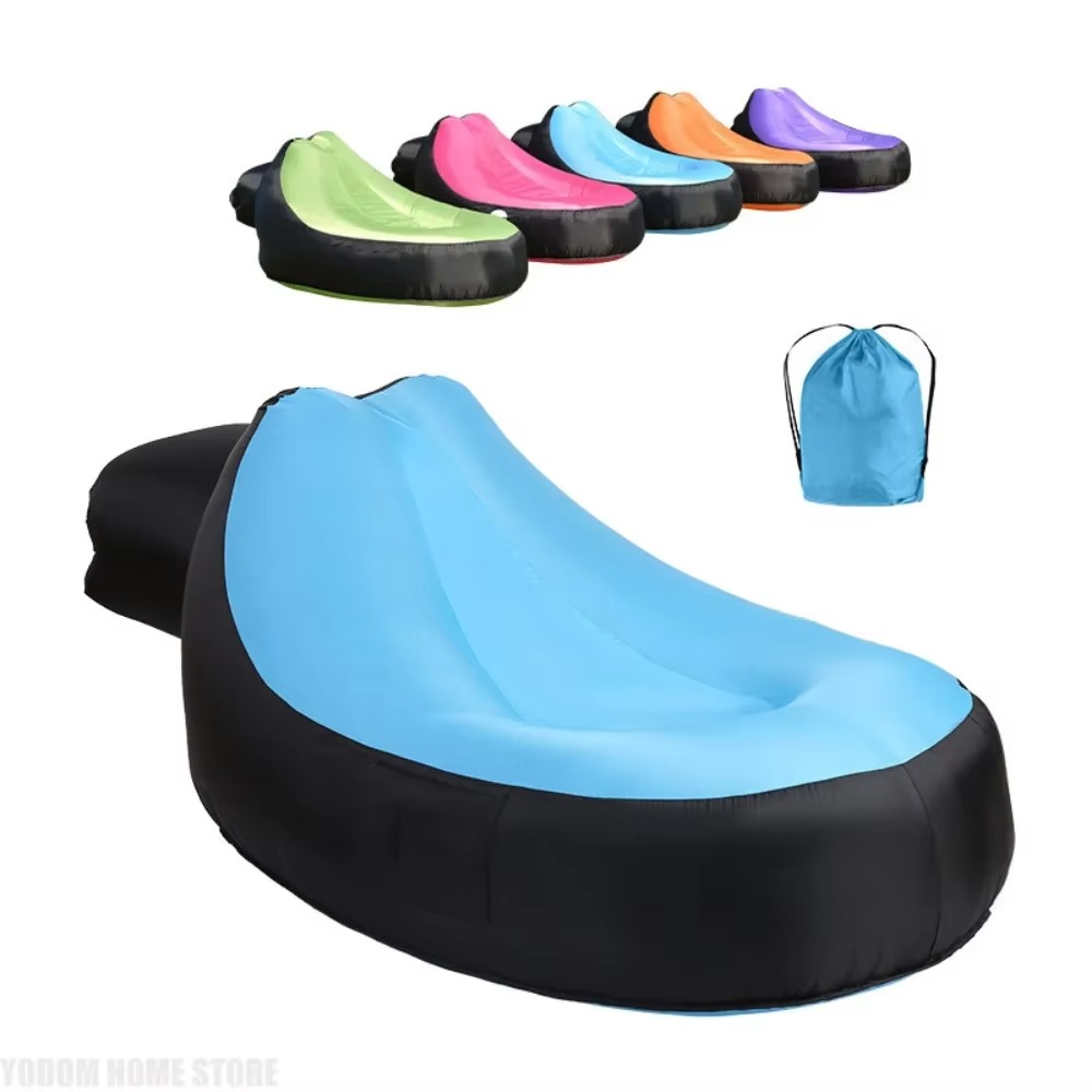 New Multi-Purpose Inflatable Sofa Chair - Waterproof Outdoor Beach Bed for Swimming Pool, Picnic & Lunch Break Relaxation