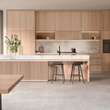 CBMmart House Design Full Modern Kitchen Cabinets Wooden Style Kitchen Furniture China Kitchen Cabinets With Island