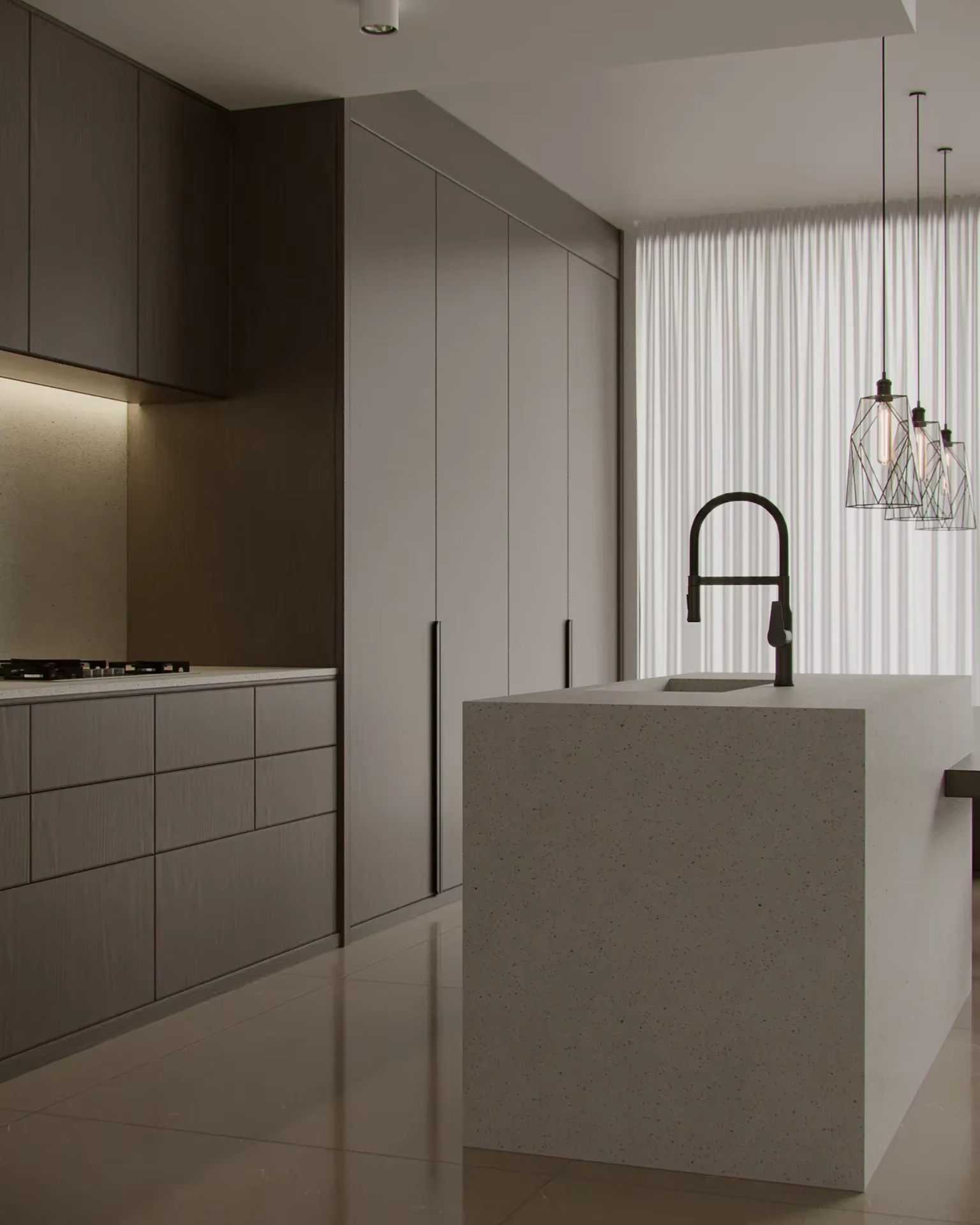 Hot Sale Kitchen Units Cabinet Kitchen Set Quartz Island Table Solid Wood Kitchen Cabinets Ready To Assemble