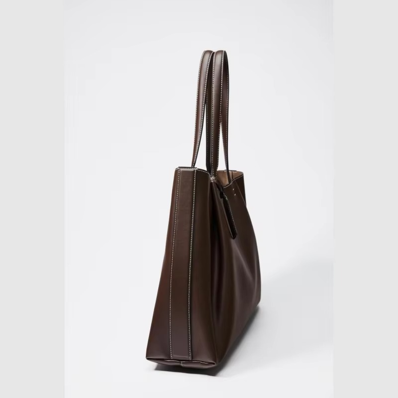 CLIP TOTE BAG, Fashionable Top Handle Tote Bag, Solid Color Simple Shoulder Bag, Luxury Design Handbags for Women