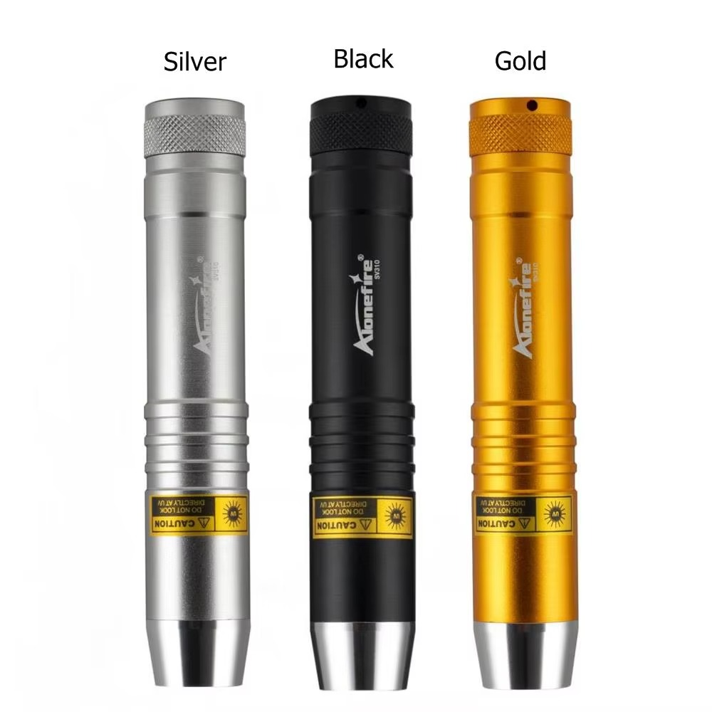 3-in-1 White Yellow 365nm UV LED Flashlight Jewelry Jade Stone Cat Dog Pet Stain Tinea Marker Ore Money Scorpion Detection Light