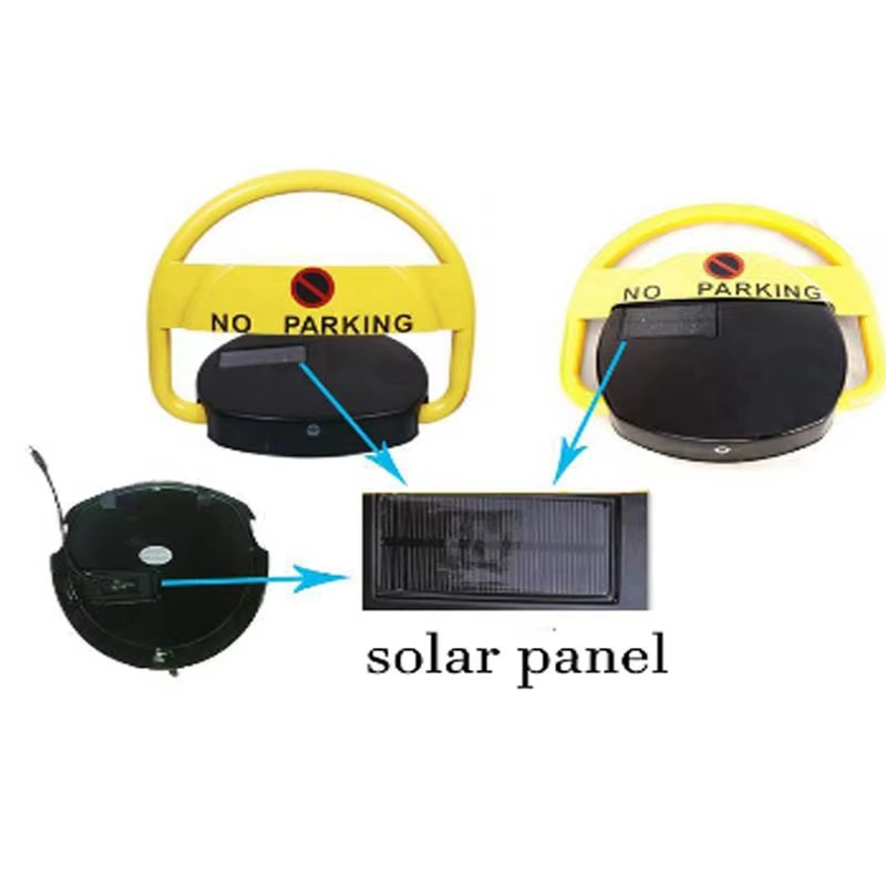 Kin Join High quality waterproof solar powered automatic car parking space lock Solar remote car parking lock 4 orders