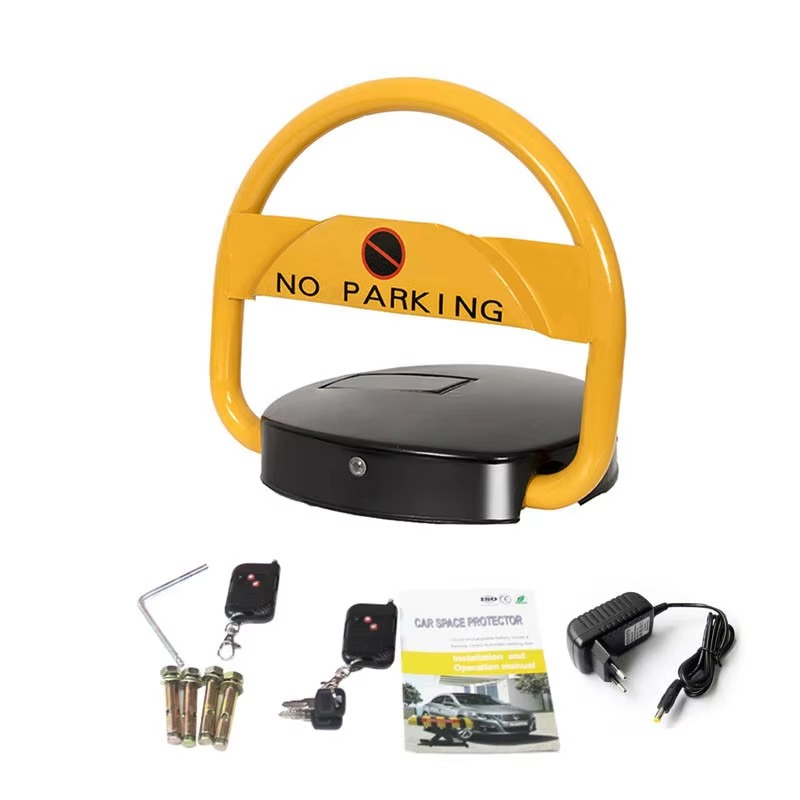 Kin Join High quality waterproof solar powered automatic car parking space lock Solar remote car parking lock 4 orders