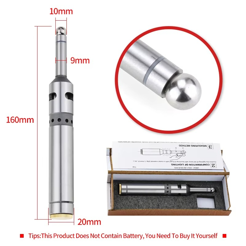Photoelectric Optical Edge Finder LCD Warning Light Precision Electronic Instrument With Buzzing Sound Deep Hole Measuring Tools