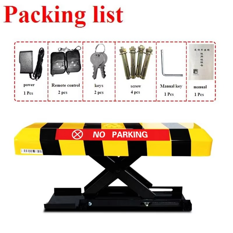 Factory X type remote control automatic car parking space lock