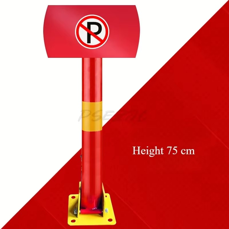 Outdoor Parking Pile Car Stopper Parking Lock Adjustable Space Occupation No Drilling High-temperature Baking Paint Process