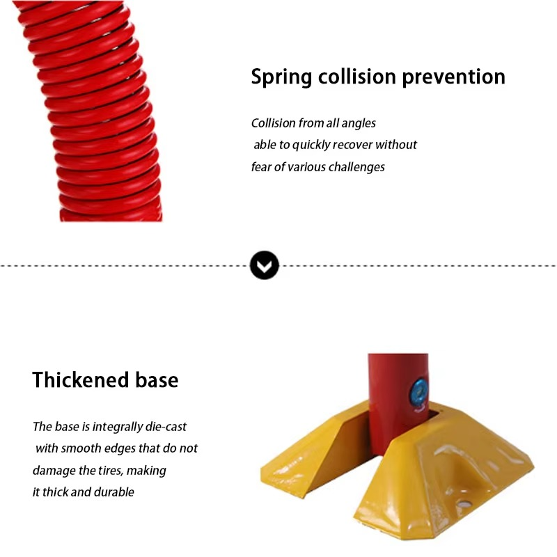 T-shaped Parking Lock Thickened Anti-collision Parking Equipment Arched Parking Lock Waterproof