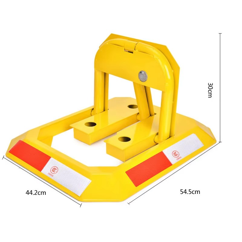 Octagon Steel Car Parking Blocker Car Parking Barrier Manual Parking Lock Bollard Post Ground Lock Thickened Anti-collision