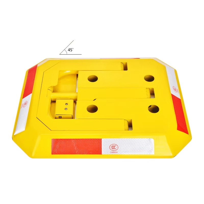 Octagon Steel Car Parking Blocker Car Parking Barrier Manual Parking Lock Bollard Post Ground Lock Thickened Anti-collision