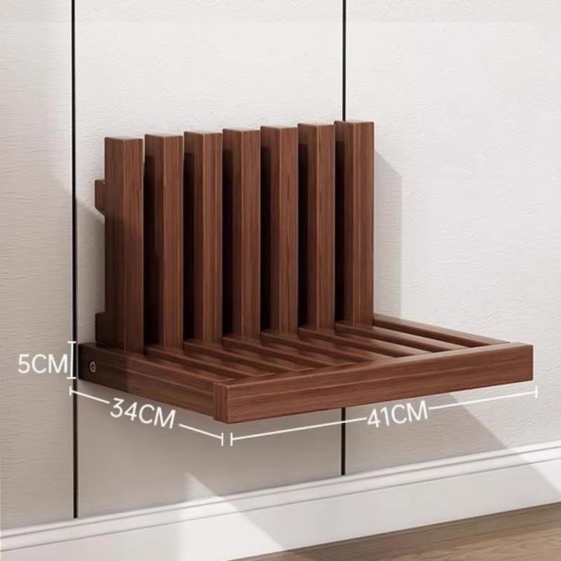 Wall Nightstands Modern Wooden Night Table Folding Floating Bedside Tables Aesthetic Elegant Side Table Space Saving Furniture