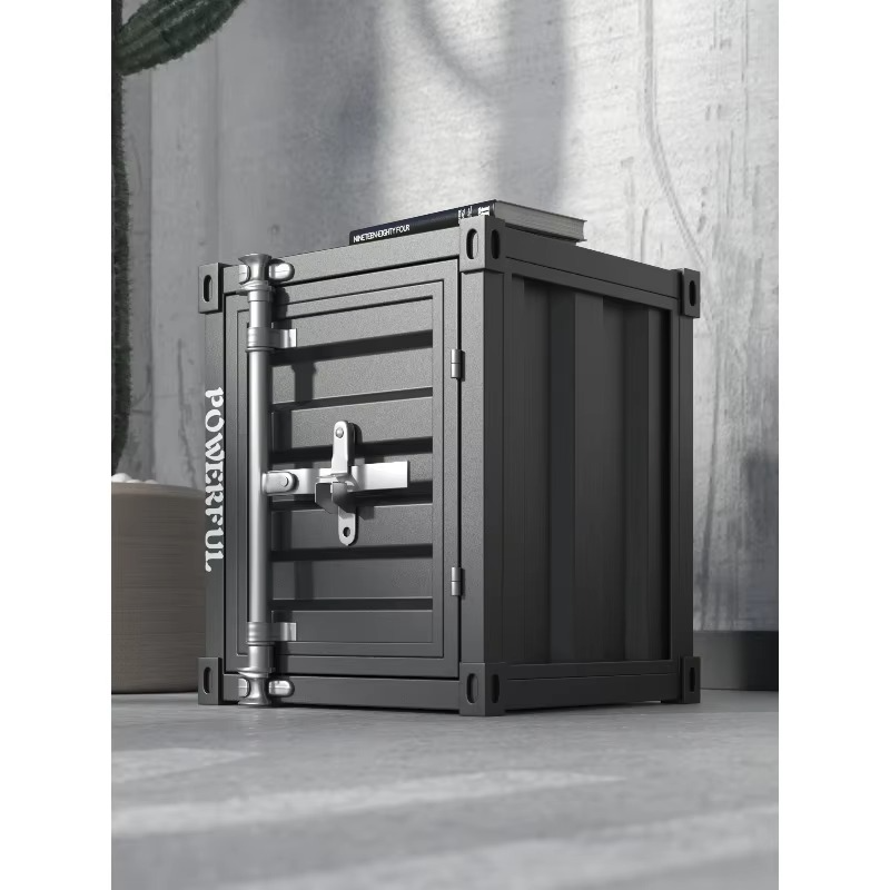 Industrial Metal Nightstand Distressed Finish Factory Direct Storage Furniture for Bedroom Living Room Inspired Home Bar Dining