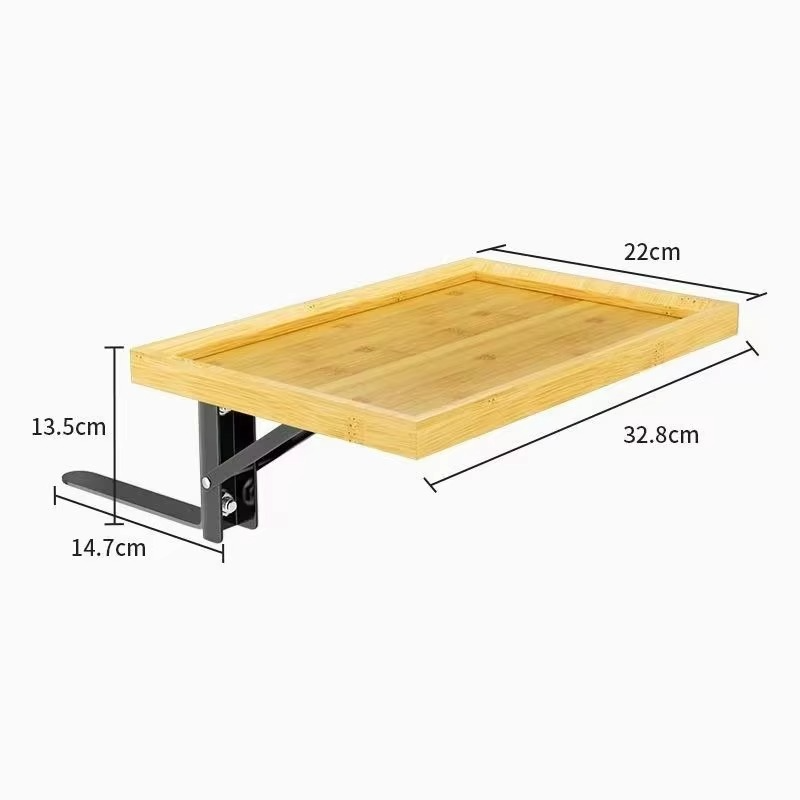 Solid Wood Folding Bedside Table Creative Modern Nordic Small Bedroom Storage Rack Aesthetic Stable Nightstands Home Decoration