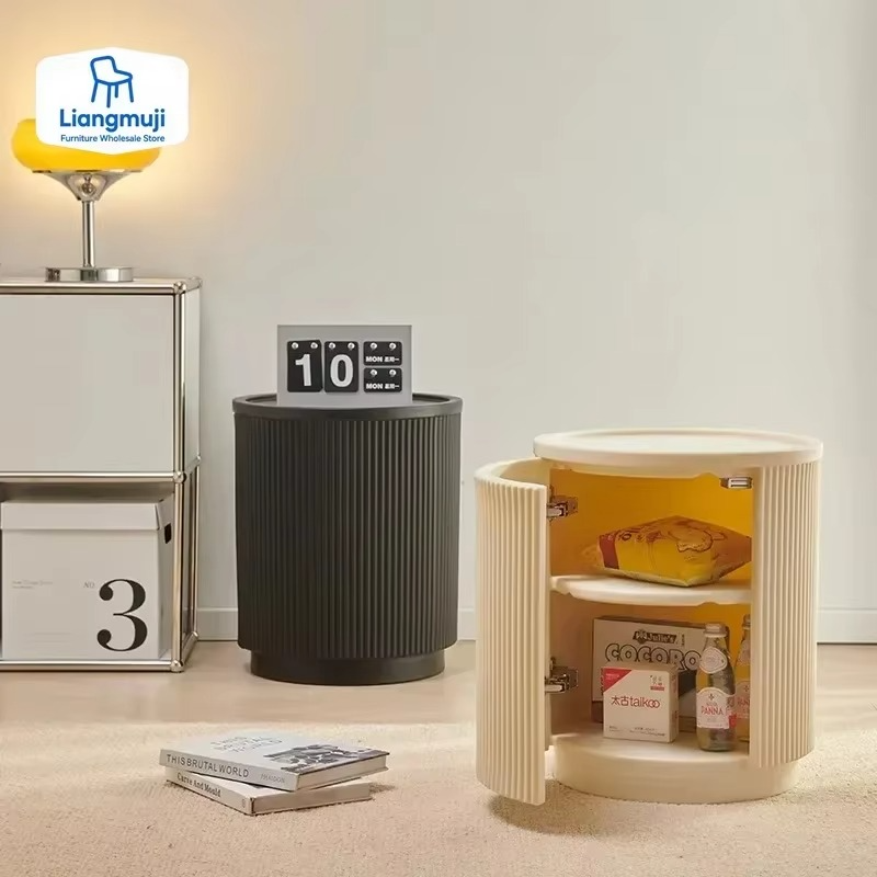Plastic Japanese Bedside Table Bedside Table Organizer Librero Makeup Cheap Nightstand Nordic Mesitas De Noche Patio Furniture