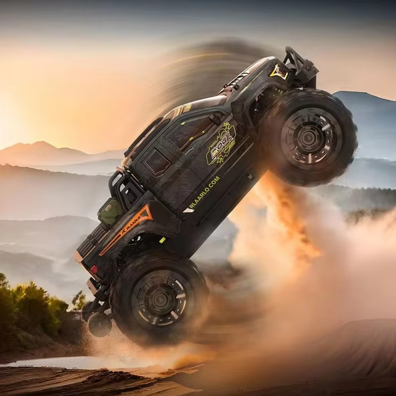 Gladiator 1/14 Scale Electric Brushless Rc Monster Truck 4wd Off-Roader Remote Control Car Super Cool Gift For Boys
