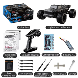 1/12 KF16 4WD Brushless Off-road Remote Control Car 1:12 Proportional Truck 60km/H High-speed Climbing Car Model Adult Kid Toys