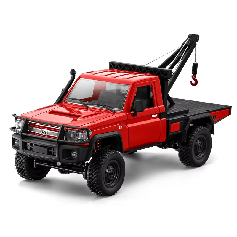 MN82T 1:12 Full Scale 2.4GHz Remote Control Pickup Trail Truck 4WD Climbing Car with 1200mAh Battery RC Truck Car for Adult Gift