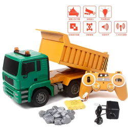 Double E RC Dump Truck E520 1/20 Cars Trucks 2.4G Radio Controlled Car Engineering Vehicle Toys for Kids Boys Children Adults