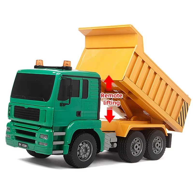 Double E RC Dump Truck E520 1/20 Cars Trucks 2.4G Radio Controlled Car Engineering Vehicle Toys for Kids Boys Children Adults