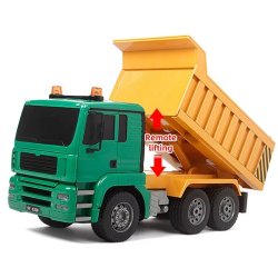 Double E RC Dump Truck E520 1/20 Cars Trucks 2.4G Radio Controlled Car Engineering Vehicle Toys for Kids Boys Children Adults