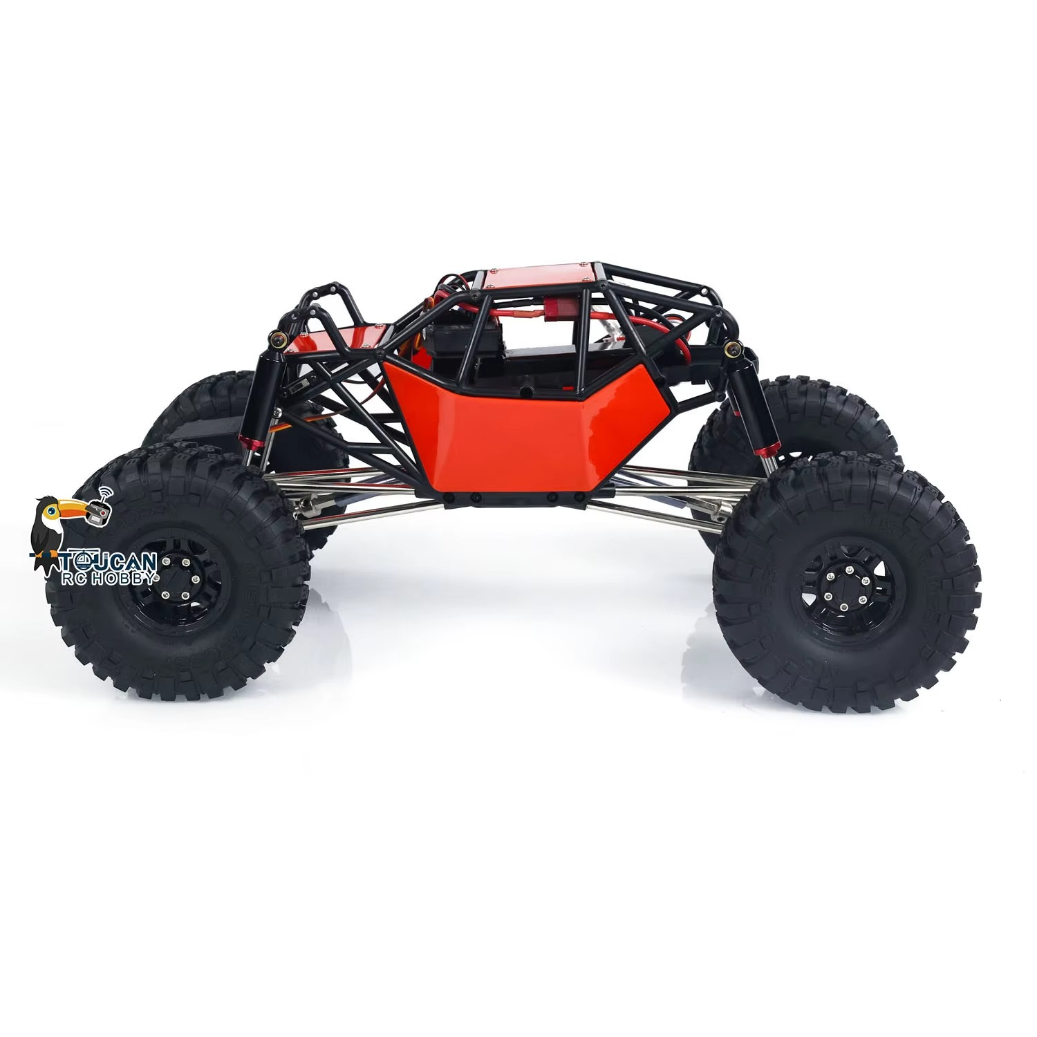 Toys 1/10 Scale RC Climbing Car 4*4 Remote Control Rock Crawler Off-road Vehicles Electric Truck with Battery USB Charging Cable