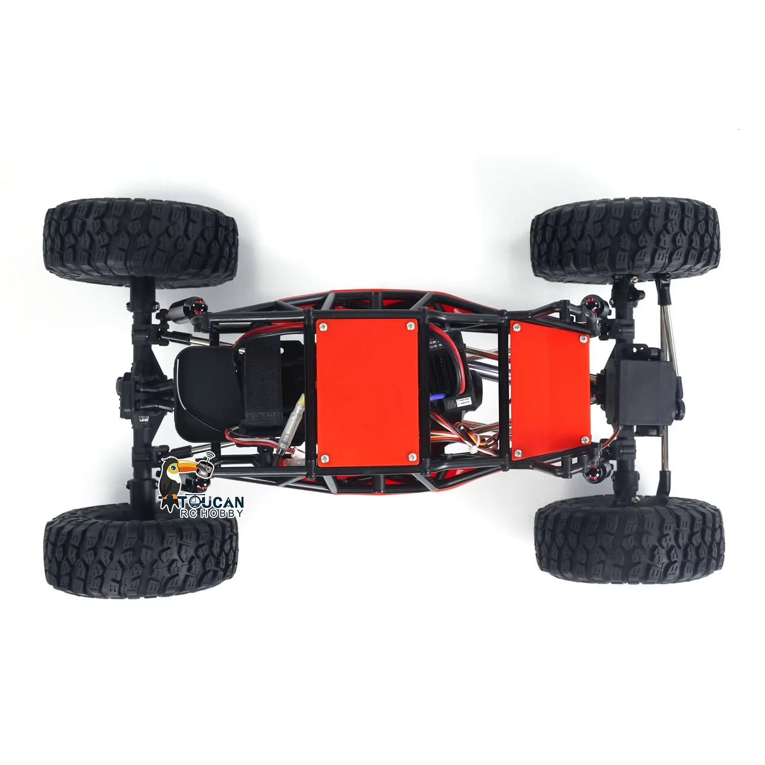 Toys 1/10 Scale RC Climbing Car 4*4 Remote Control Rock Crawler Off-road Vehicles Electric Truck with Battery USB Charging Cable