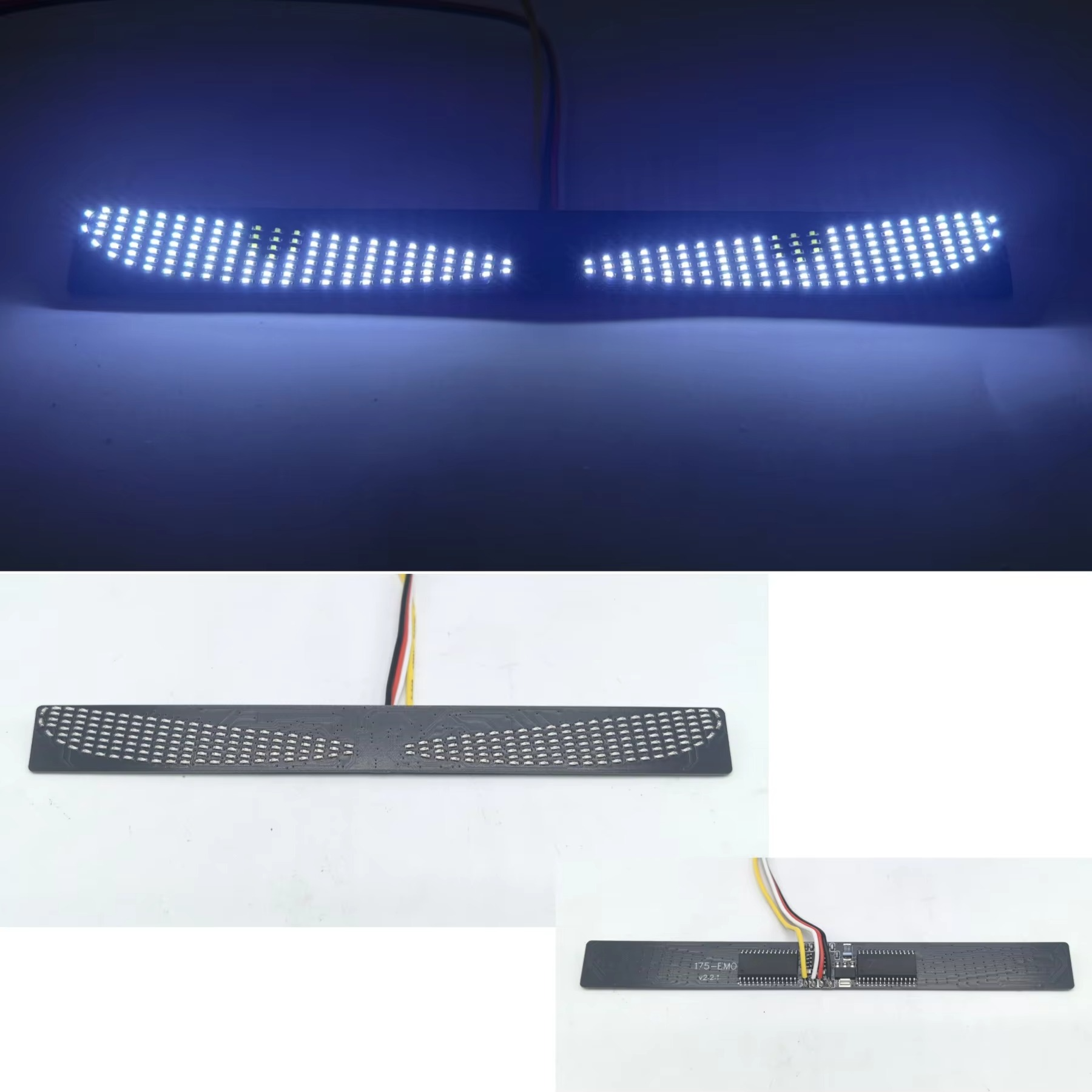 LED Demon Eye Light for Tamiya 1/14 RC Truck Tractor Scania 770s 56379 Front Decorate Light for 1:10 RC Crawlers Cars DIY Parts
