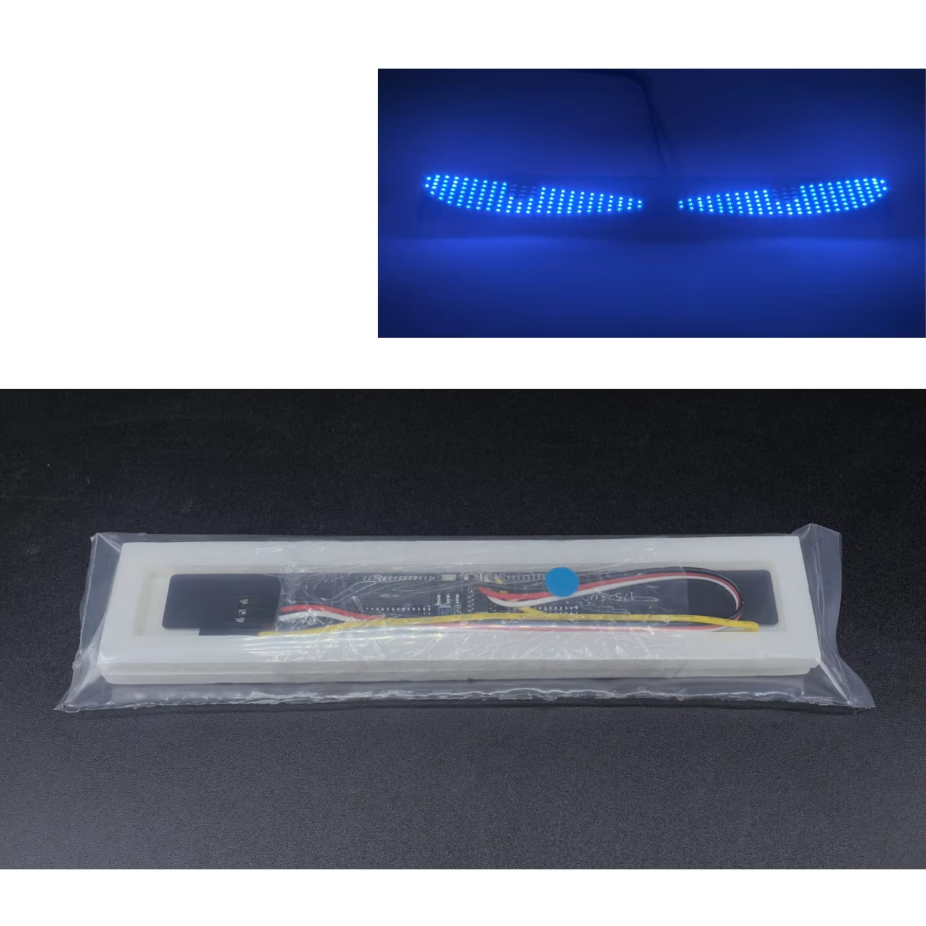 LED Demon Eye Light for Tamiya 1/14 RC Truck Tractor Scania 770s 56379 Front Decorate Light for 1:10 RC Crawlers Cars DIY Parts
