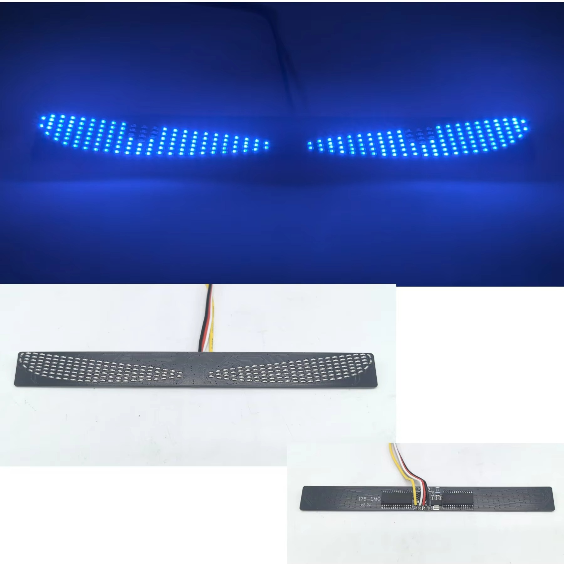 LED Demon Eye Light for Tamiya 1/14 RC Truck Tractor Scania 770s 56379 Front Decorate Light for 1:10 RC Crawlers Cars DIY Parts