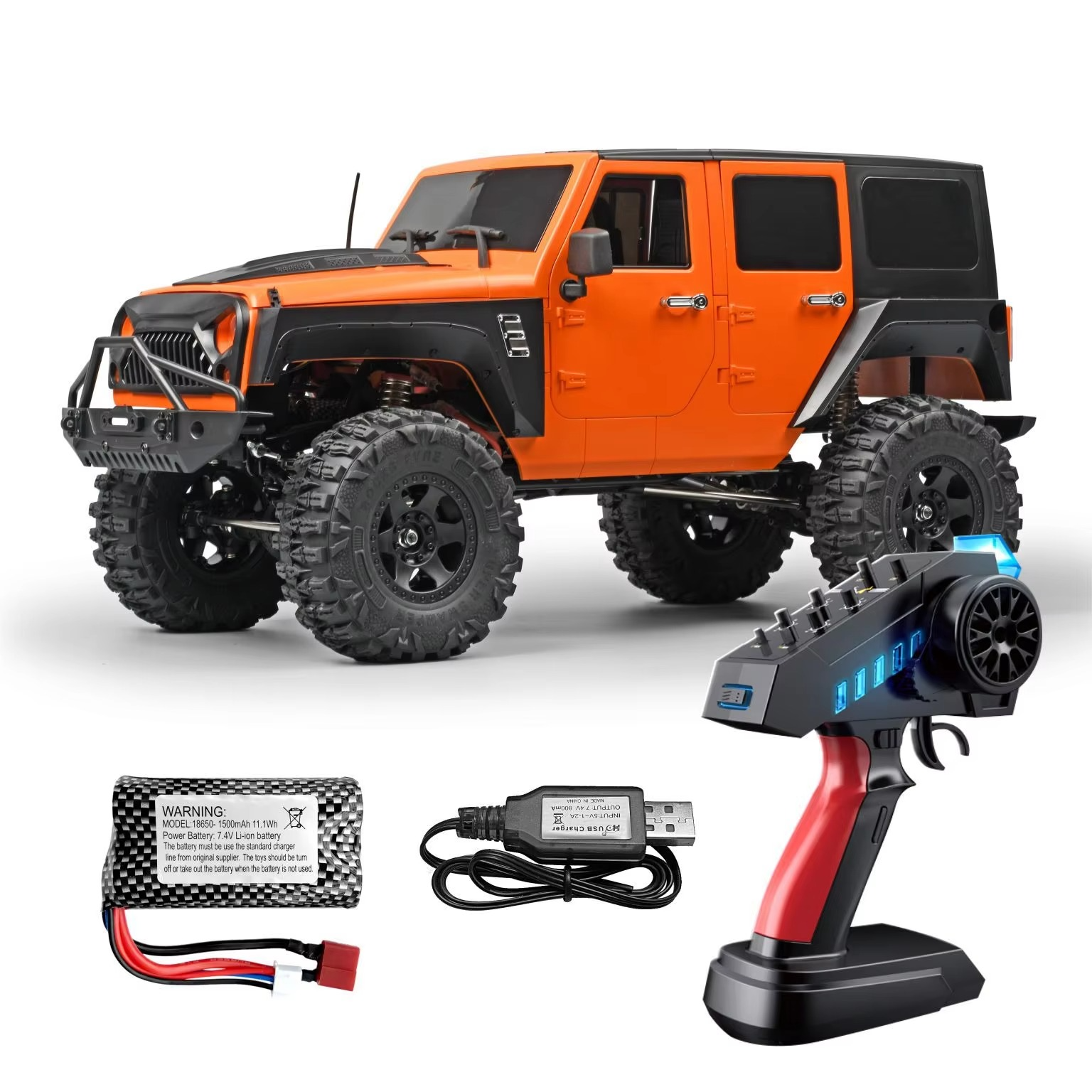 MNRC MN222 1/10 4WD RC Climbing Car RTR Full Scale Remote Controlled Car Crawler Truck Off Road Car Toys Vehicle Gift For Boys