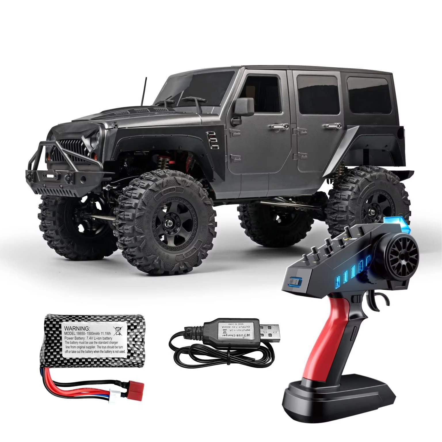 MNRC MN222 1/10 4WD RC Climbing Car RTR Full Scale Remote Controlled Car Crawler Truck Off Road Car Toys Vehicle Gift For Boys