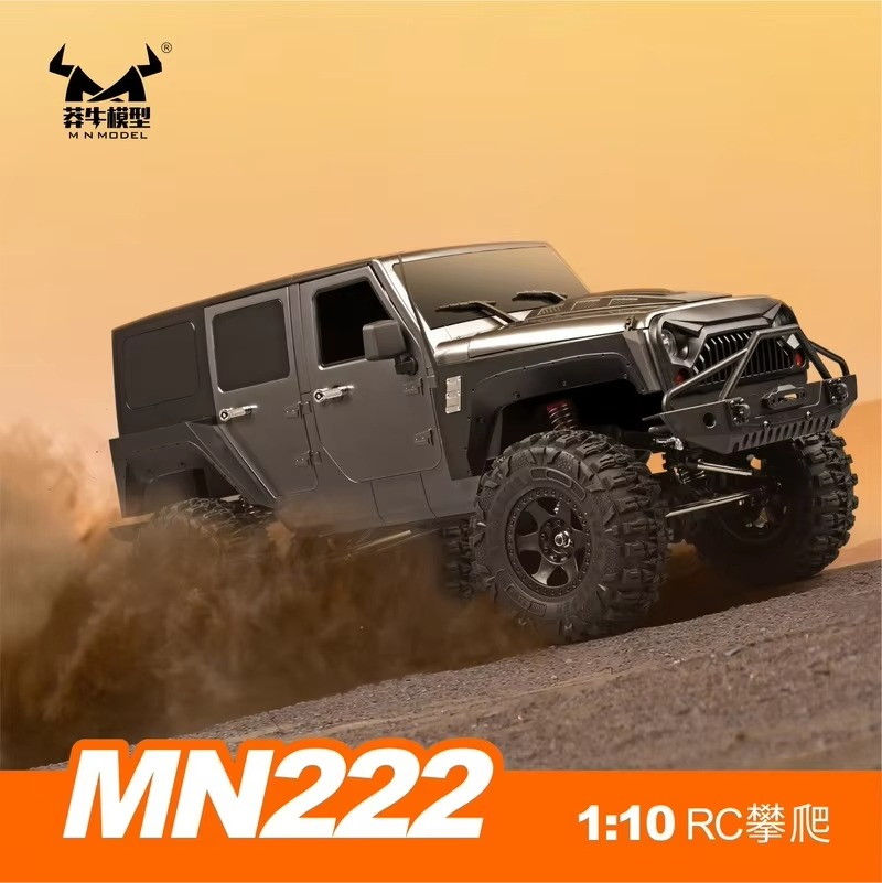 MNRC MN222 1/10 4WD RC Climbing Car RTR Full Scale Remote Controlled Car Crawler Truck Off Road Car Toys Vehicle Gift For Boys