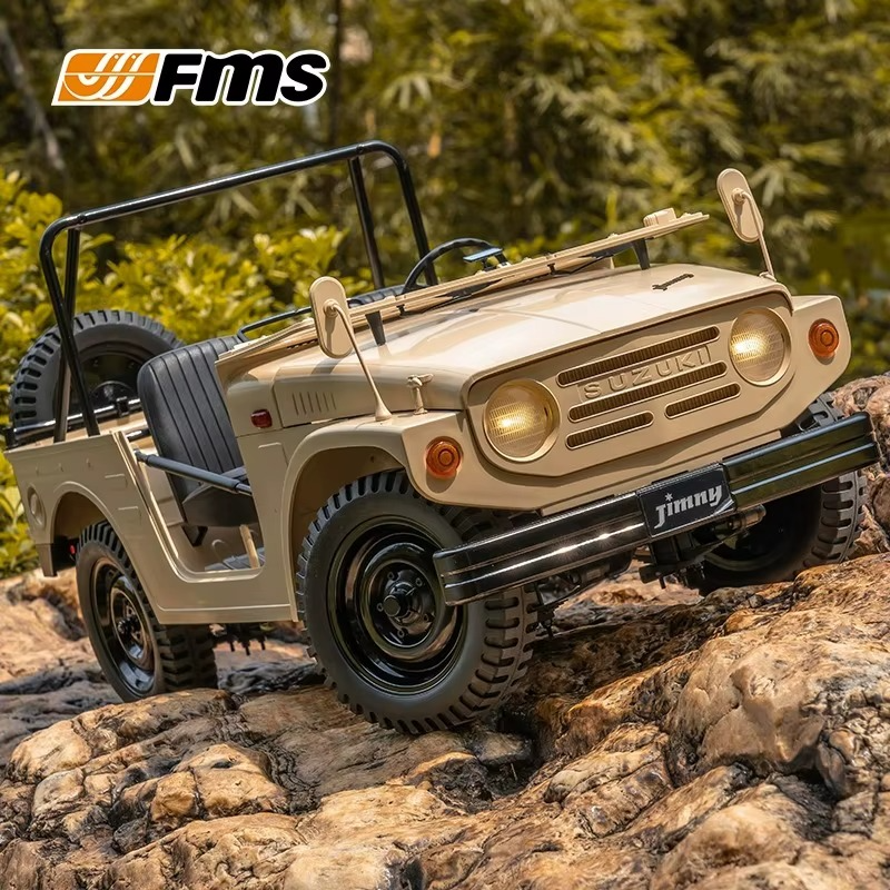 FMS 1/6 Scale First Generation Jimny RC Car Remote Control Four-Wheel Drive Off-Road Simulation Climbing Model Toy