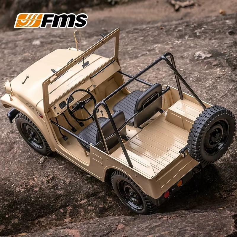 FMS 1/6 Scale First Generation Jimny RC Car Remote Control Four-Wheel Drive Off-Road Simulation Climbing Model Toy