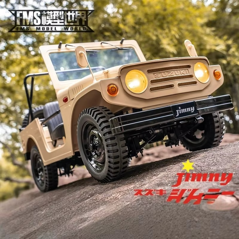 FMS 1/6 Scale First Generation Jimny RC Car Remote Control Four-Wheel Drive Off-Road Simulation Climbing Model Toy