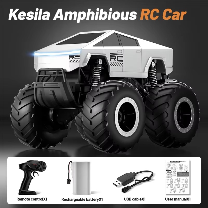 JJRC Q185 RC Trucks 2.4G Amphibious Remote Control Car Waterproof Rc Car Vehicle Monster Truck Toys Car Gift for Boys Kids