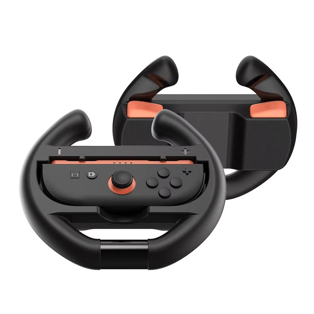 For Switch2 Steering Wheel Game Controls Accessories for JOY-CON Joystick Handle Racing Steering Wheel Shell