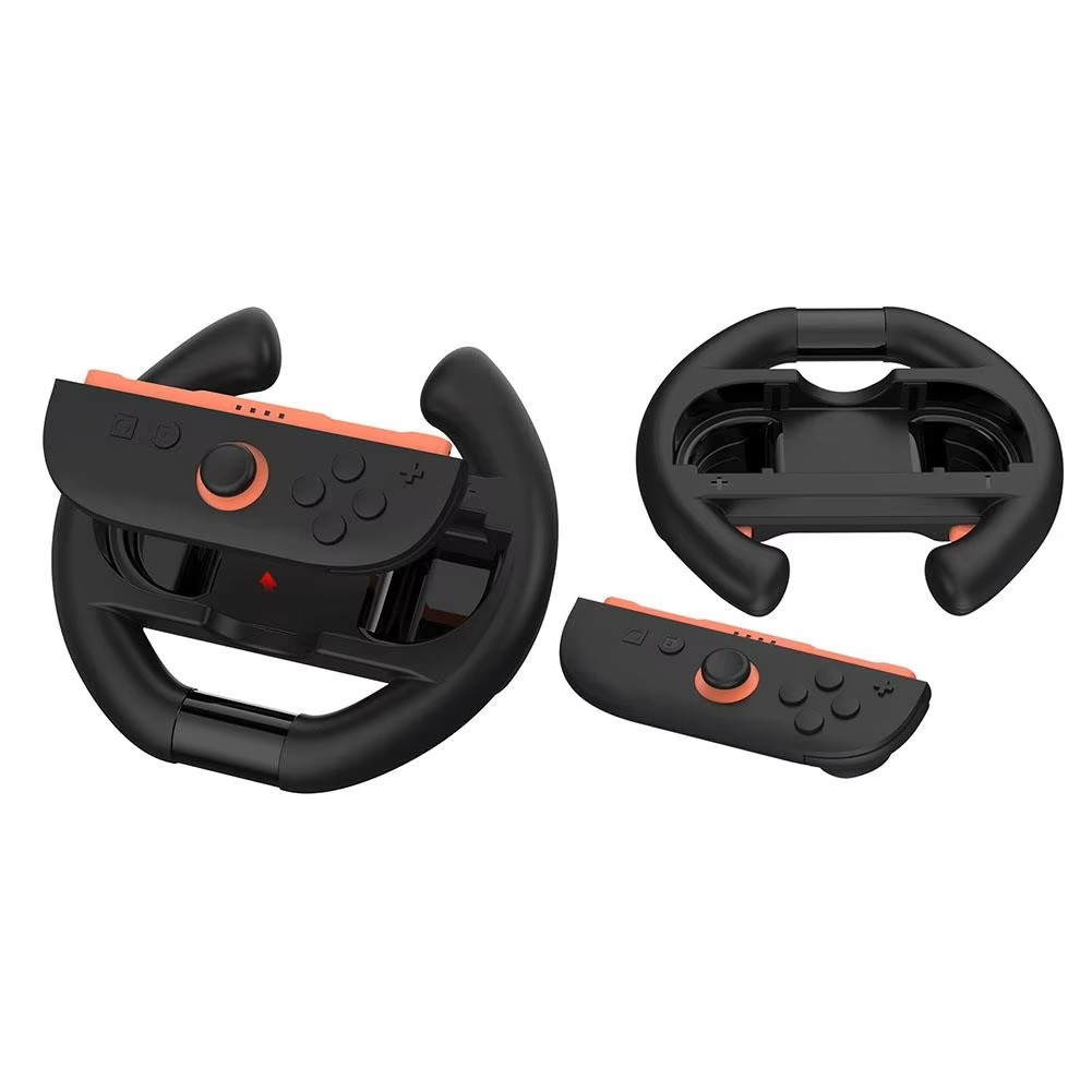 For Switch2 Steering Wheel Game Controls Accessories for JOY-CON Joystick Handle Racing Steering Wheel Shell