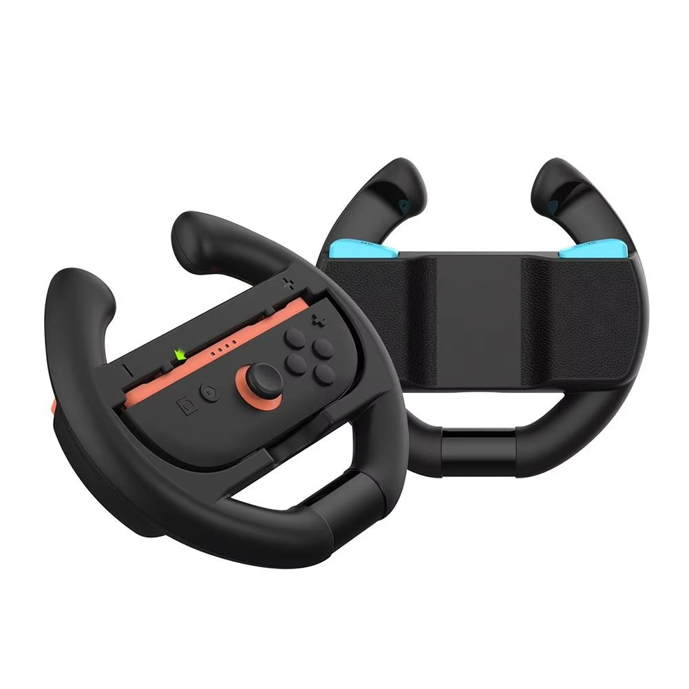 For Switch2 Steering Wheel Game Controls Accessories for JOY-CON Joystick Handle Racing Steering Wheel Shell