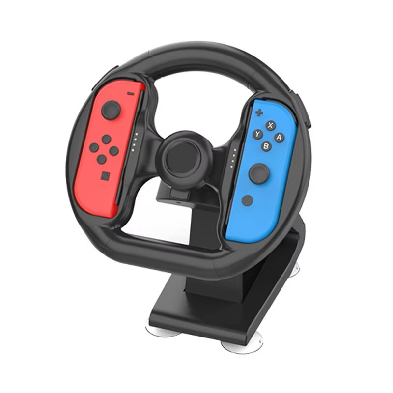 real rxperience switch joy-con steering wheel for switch steering wheel controller handle