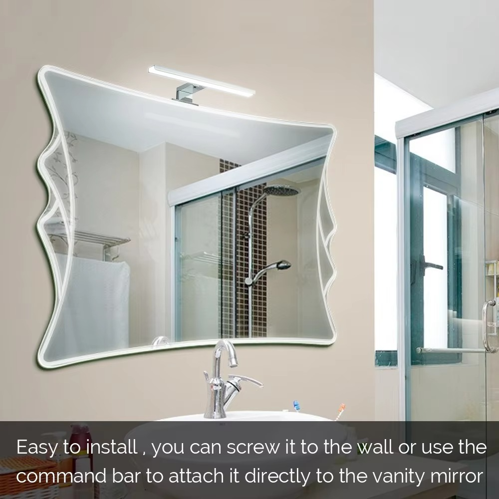 LED Mirror Light Bathroom Cabinet Lights 6000K Make-up Mirror Light Vanity Lighting Wall Lamps IP44