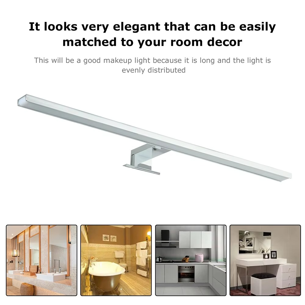 LED Mirror Light Bathroom Cabinet Lights 6000K Make-up Mirror Light Vanity Lighting Wall Lamps IP44