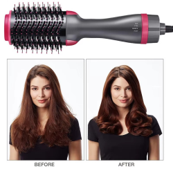 Dual Voltage 100-240V Hair Dryer Brush Straightener Curler Comb Electric Blow Roller Styler Upgraded Version