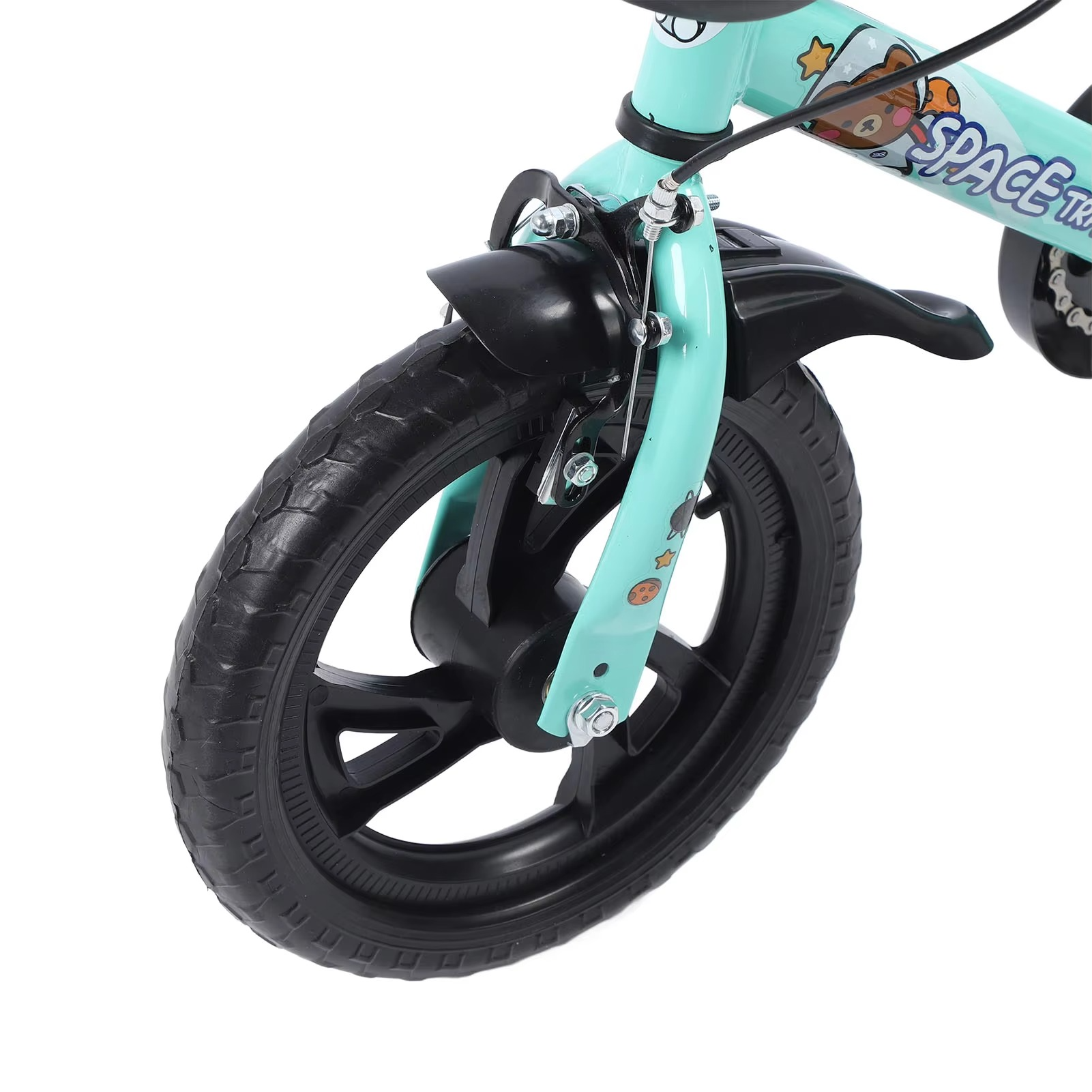 12inch Kids Bike Stable Riding High Carbon Steel Frame Baby Bicycle with Training Wheels for 2‑6 Years Old Children