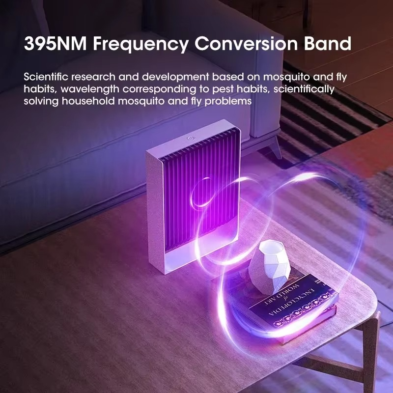 Smart Light-sensitive Mosquito Lamp UV Wall-mounted Mosquito Killer Electric Shock Physical Mosquito Killer Silent Fly Maker