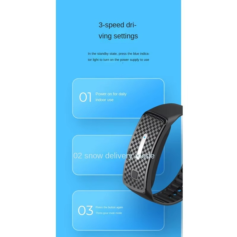 A99G-Ultrasonic Mosquito Repellent Bracelet USB Rechargeable Anti Mosquito Repellent Wristband For Adults And Children