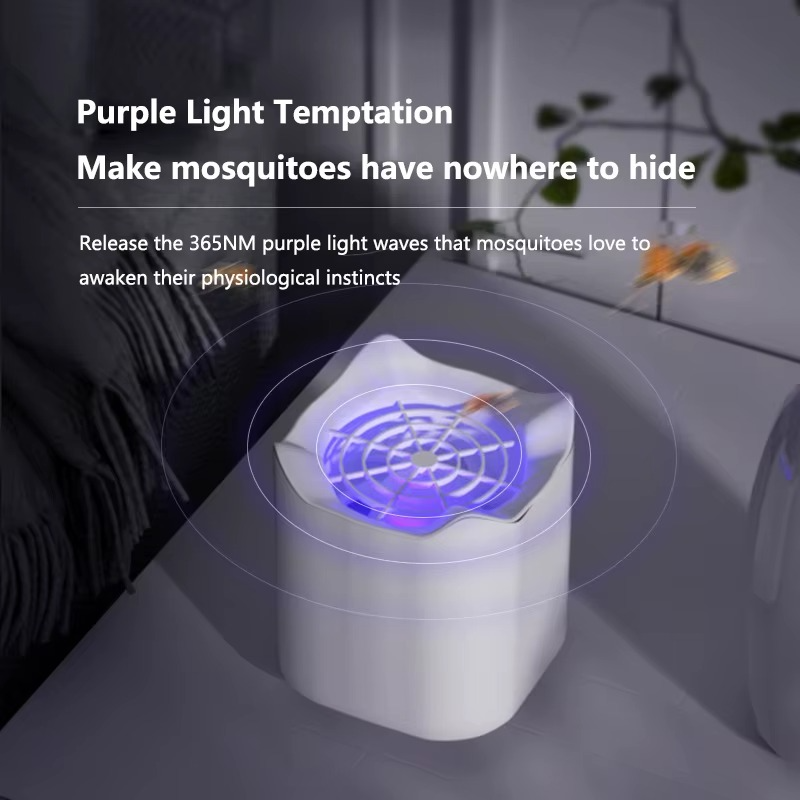 Xiaomi Electric Mosquito Killer Purple Light Trap Control Pes Fly Bug Killer Strong Suction Mute Vortex Airflow Mosquito Killing