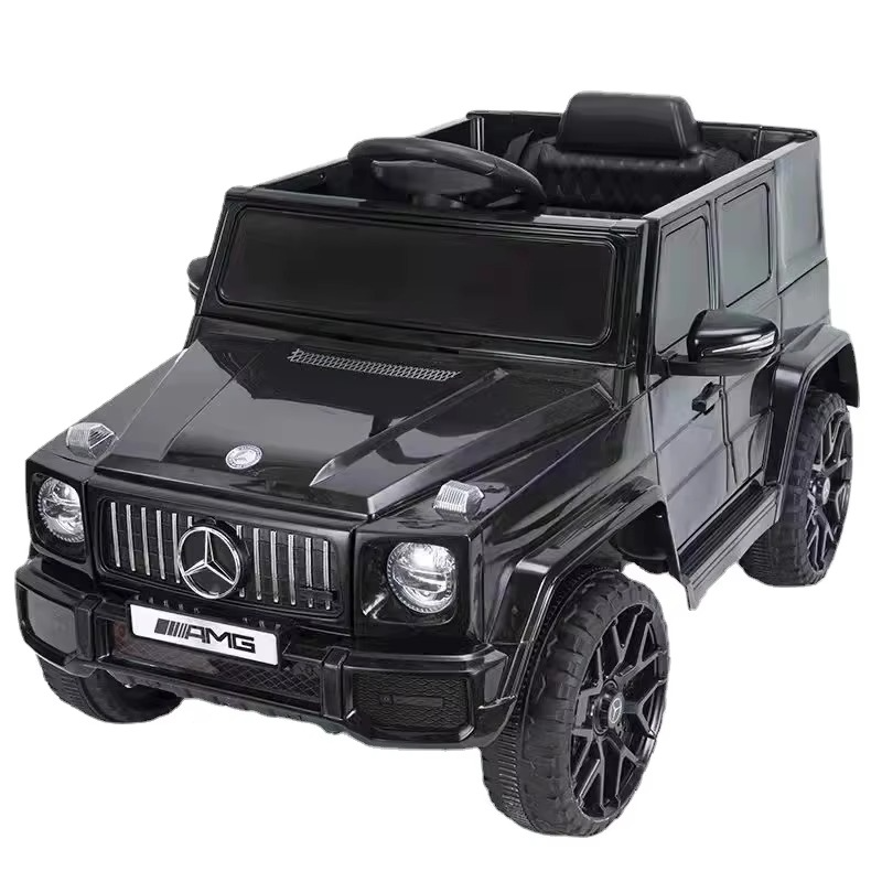 New Jeep Children's Electric Car Four wheel Kids Electric Ride on Car With Leather Seat Infant Electric Car For Boys Girls Gifts