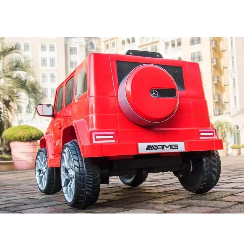 New Jeep Children's Electric Car Four wheel Kids Electric Ride on Car With Leather Seat Infant Electric Car For Boys Girls Gifts