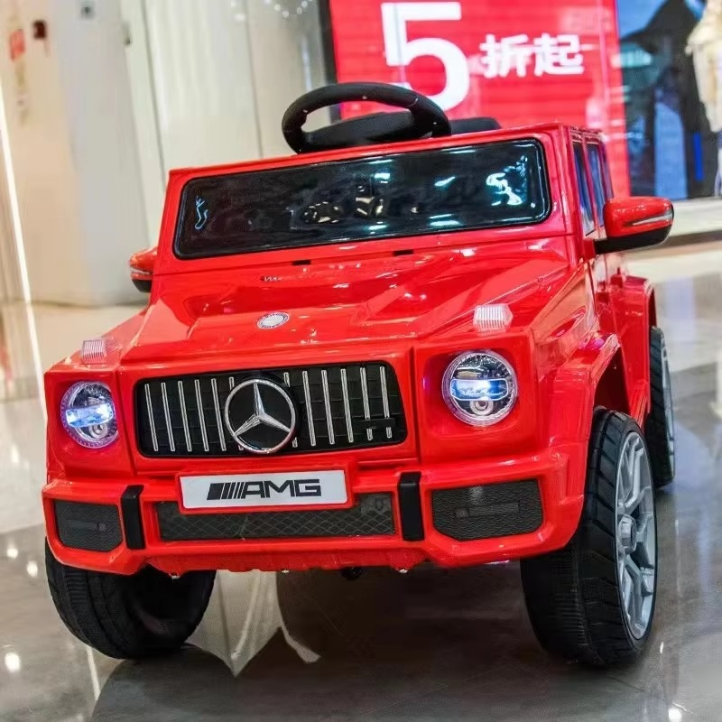 New Jeep Children's Electric Car Four wheel Kids Electric Ride on Car With Leather Seat Infant Electric Car For Boys Girls Gifts